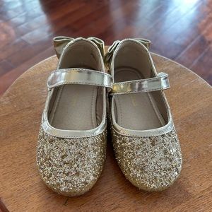 Sparkly Gold Glitter Shoes size 12